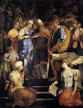 Marriage of The Virgin 1523 By Giovanni Battista Rosso Fiorentino