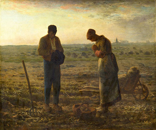 The Angelus c1867 by Jean Francois Millet | Oil Painting Reproduction