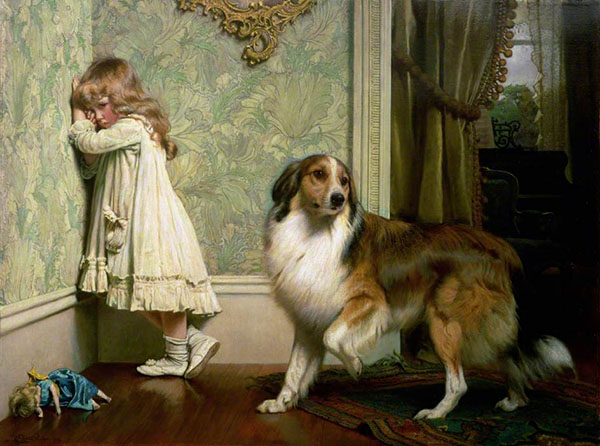 A Special Pleader by Charles Burton Barber | Oil Painting Reproduction
