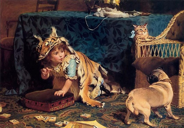 Monster 1866 by Charles Burton Barber | Oil Painting Reproduction