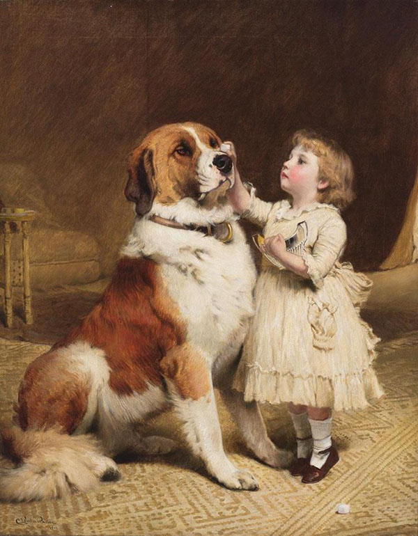 Trust 1888 by Charles Burton Barber | Oil Painting Reproduction