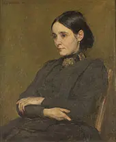 Madame Julia Burnand 1892 By Eugene Burnand