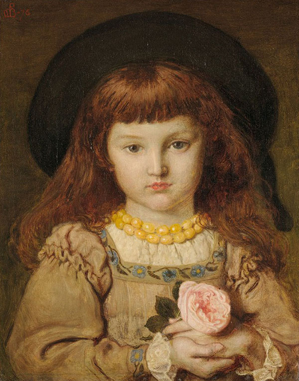 La Rose de l'Infante by Ford Madox Brown | Oil Painting Reproduction