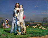 Pretty Baa Lambs By Ford Madox Brown