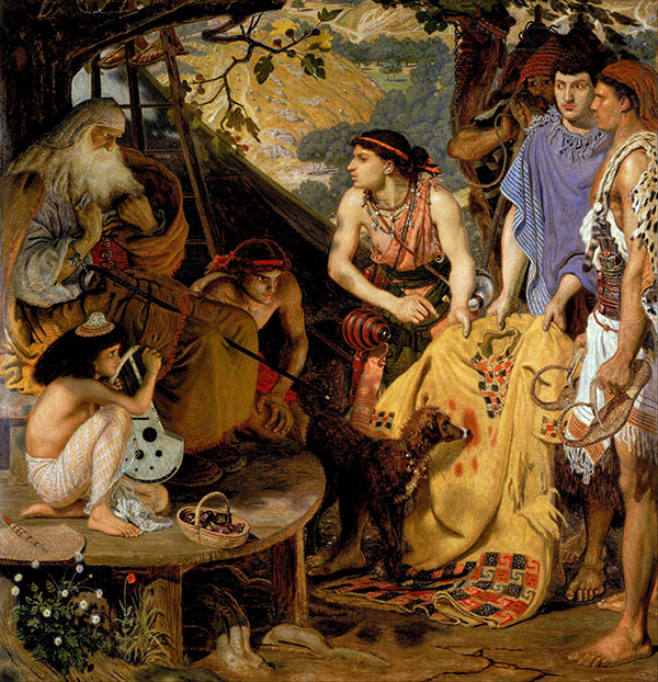 The Coat of Many Colours by Ford Madox Brown | Oil Painting Reproduction