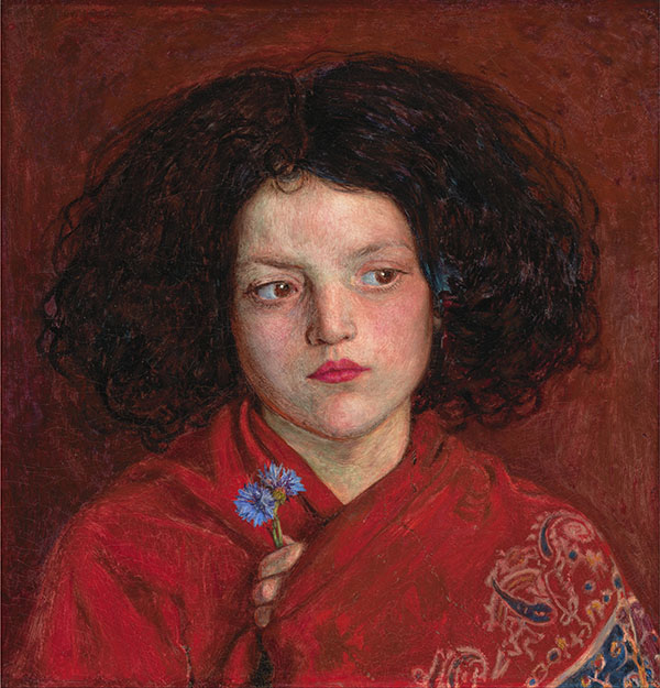 The Irish Girl 1860 by Ford Madox Brown | Oil Painting Reproduction