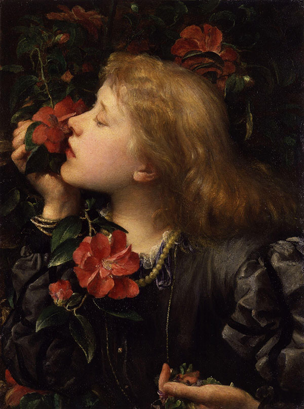Ellen Terry 1864 by George Frederic Watts | Oil Painting Reproduction