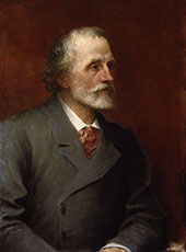 Portrait of George Meredith By George Frederic Watts