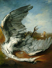 The Wounded Heron 1837 By George Frederic Watts