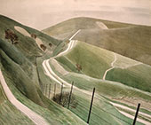 Chalk Paths 1935 By Eric Ravilious
