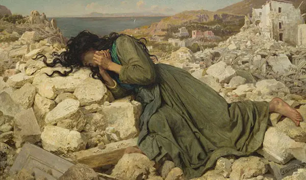 After The Earthquake By Sophie Gengembre Anderson