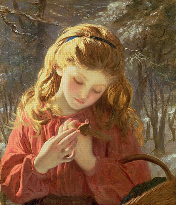 New Friend by Sophie Gengembre Anderson | Oil Painting Reproduction