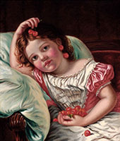 Cherry Ripe By Sophie Gengembre Anderson