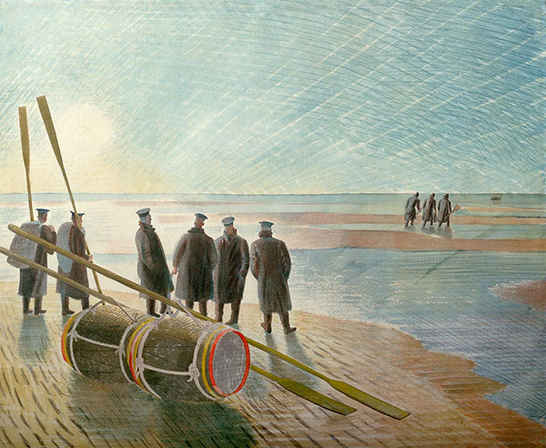 Dangerous Work at Low Tide by Eric Ravilious | Oil Painting Reproduction