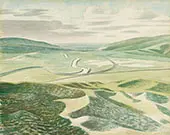 Floods at Lewes By Eric Ravilious