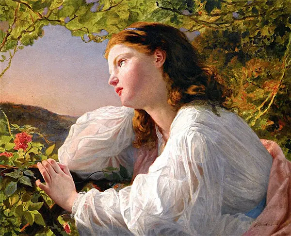 The Song of The Nightingale By Sophie Gengembre Anderson
