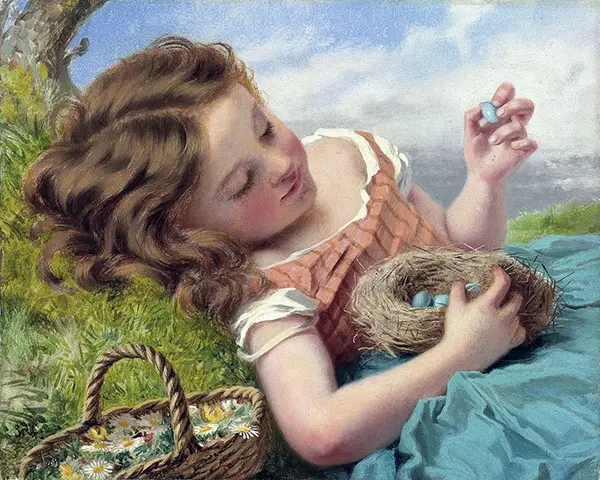 The Thrush Nest By Sophie Gengembre Anderson