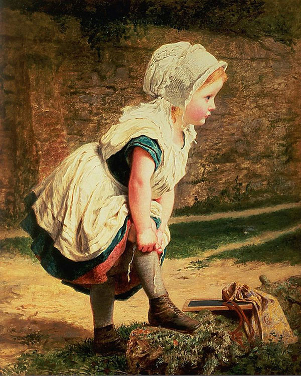 Wait for Me by Sophie Gengembre Anderson | Oil Painting Reproduction