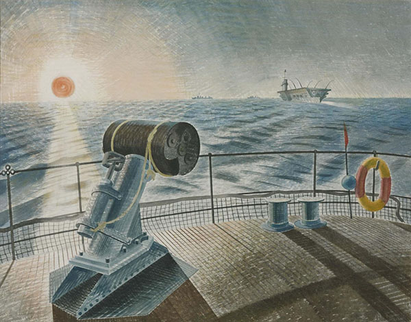 Midnight Sun 1940 by Eric Ravilious | Oil Painting Reproduction