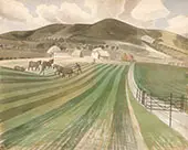 Mount Caburn By Eric Ravilious