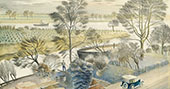 River Thames at Hammersmith 1933 By Eric Ravilious