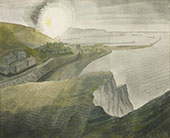 Shelling by Night 1941 By Eric Ravilious