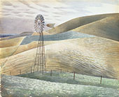 Windmill 1934 By Eric Ravilious