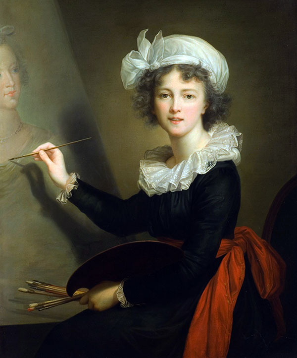 Lisabeth Vigee Le Brun Self Portrait 1790 | Oil Painting Reproduction