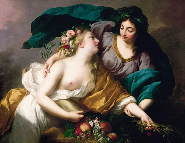 Peace Bringing Back Abundance 1780 By Marie Guillemine Benoist