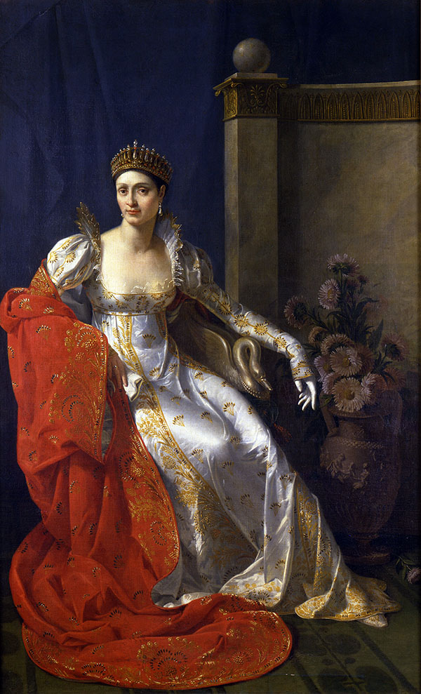 Portrait of Elisa Bonaparte Grand Duchess of Tuscany | Oil Painting Reproduction
