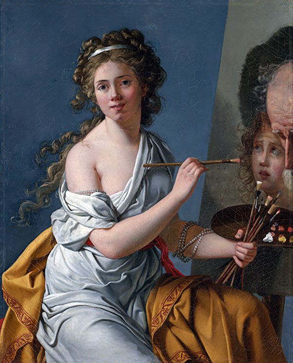 Self Portrait by Marie Guillemine Benoist | Oil Painting Reproduction