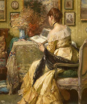 Afternoon Reading By Fernand Toussaint
