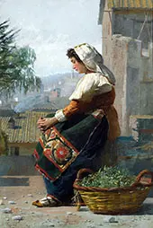 An Italian Beauty By Josep Tapiro Baro
