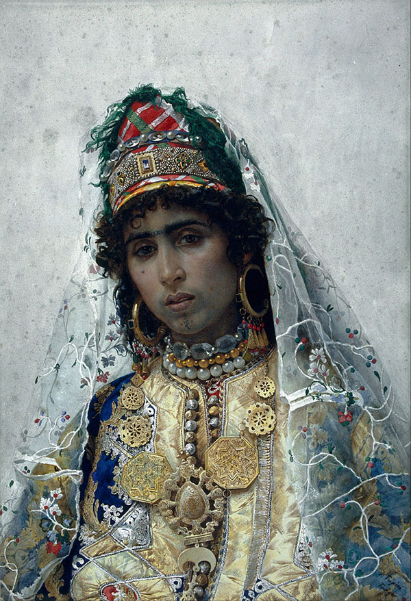 Berber Bride by Josep Tapiro Baro | Oil Painting Reproduction
