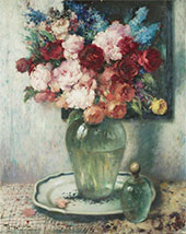 Bouquet of Flowers Vase of Flowers By Fernand Toussaint