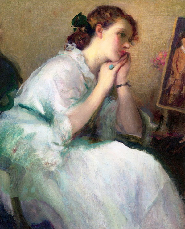 Daydreaming by Fernand Toussaint | Oil Painting Reproduction