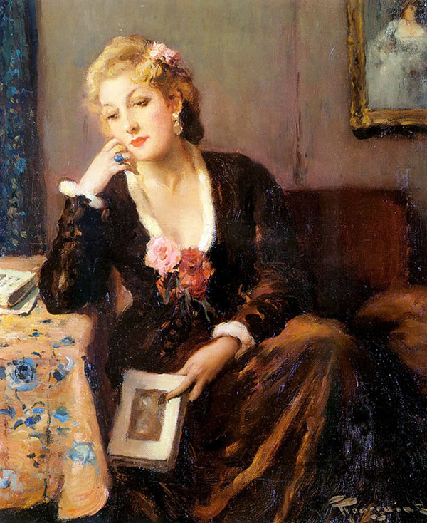 Faraway Thoughts by Fernand Toussaint | Oil Painting Reproduction