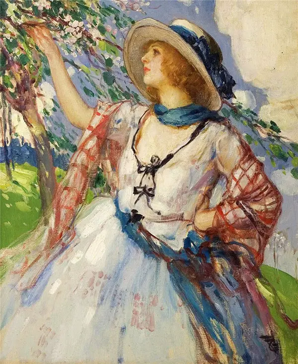 Picking Petals By Fernand Toussaint