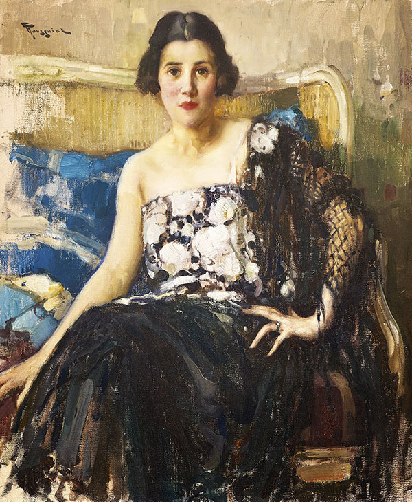 Portrait de Femme by Fernand Toussaint | Oil Painting Reproduction