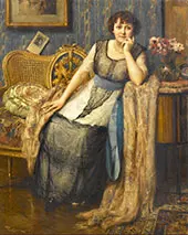 Sitting on a Safa By Fernand Toussaint