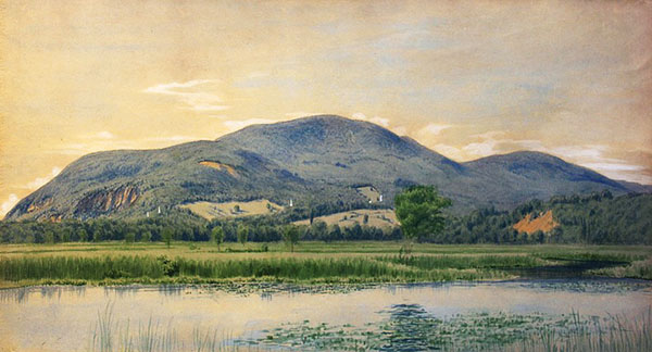 Mount Tom 1870 by Henry Farrer | Oil Painting Reproduction