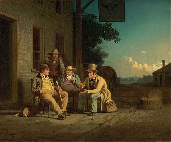 Canvassing for a Vote 1852 | Oil Painting Reproduction