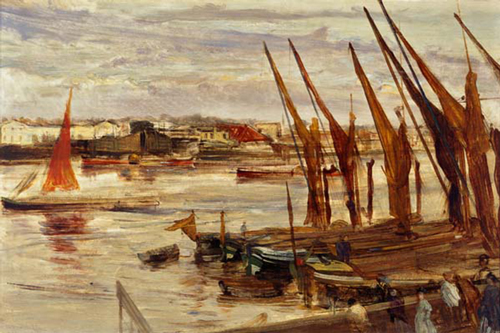 Battersea Reach 1862 by James McNeill Whistler | Oil Painting Reproduction