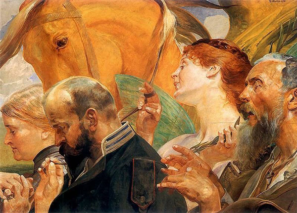 Art 1903 by Jacek Malczewski | Oil Painting Reproduction