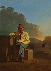 Mississippi Boatman 1850 By George Caleb Bingham