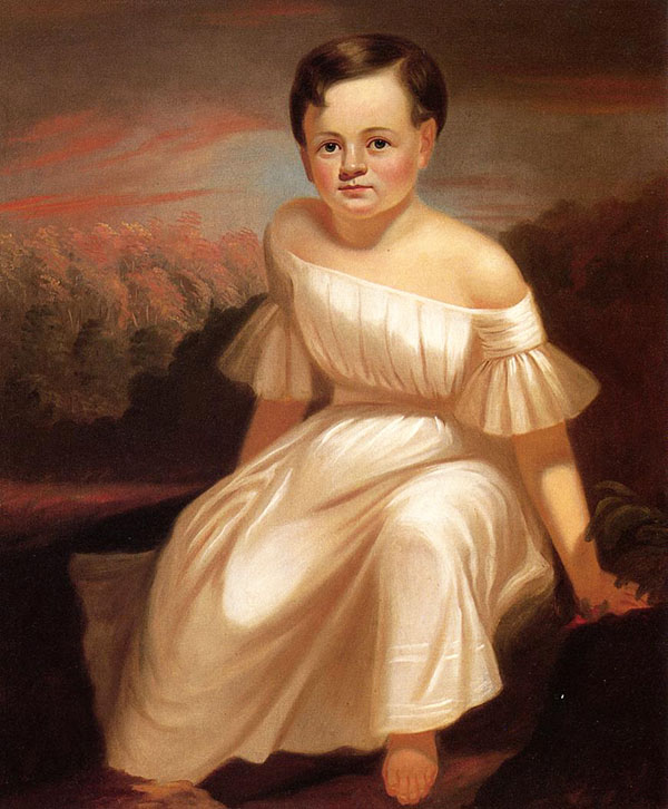 Miss Sallie Ann Camden by George Caleb Bingham | Oil Painting Reproduction