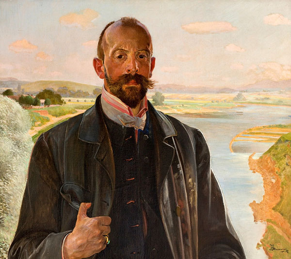 Autoportret 1901 by Jacek Malczewski | Oil Painting Reproduction