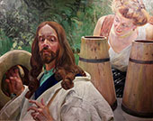 Christ and The Samaritan Woman 1909 By Jacek Malczewski