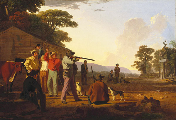 Shooting for The Beef c1850 | Oil Painting Reproduction