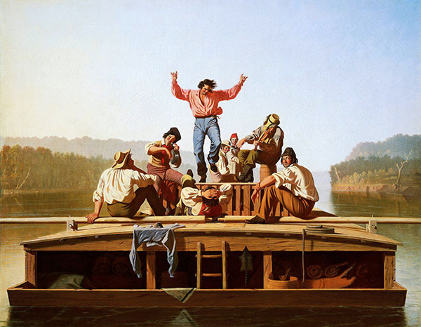 The Jolly Flatboatmen1846 | Oil Painting Reproduction